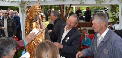 Szárhegyen a Mária-szobor mása