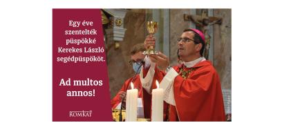 Egy éve szentelték püspökké Kerekes László gyulafehérvári segédpüspököt Egy éve szentelték püspökké Kerekes László gyulafehérvári segédpüspököt