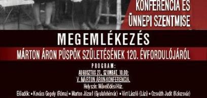 V. Márton Áron-konferencia Csíkszentdomokoson