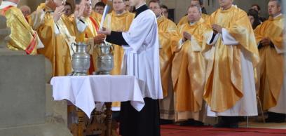 Olajszentelő szentmise Gyulafehérváron Olajszentelő szentmise Gyulafehérváron