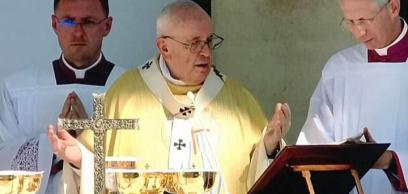 Szentmise Ferenc pápával Szentmise Ferenc pápával