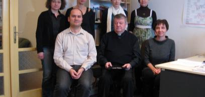 Karácsonyi készület a Vasárnap és Keresztény Szó szerkesztőségében