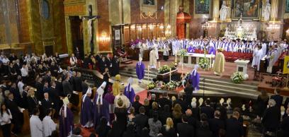 Jakubinyi György érsek homíliája Tempfli püspök temetésén