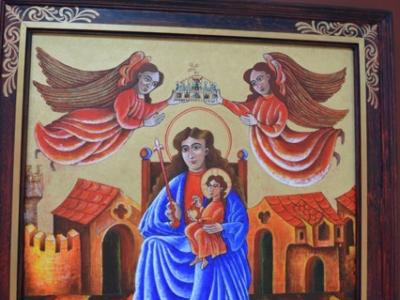 Boldogasszony kötényében 