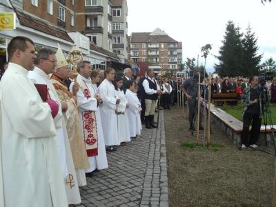 Torony- és harangszentelés Gyergyószentmiklóson