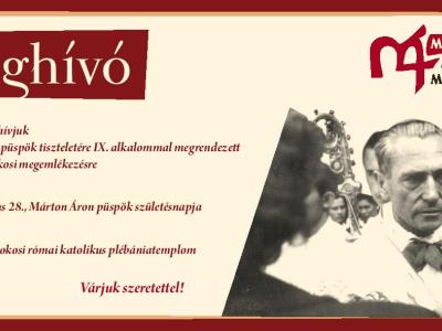 Márton Áron-megemlékezés Csíkszentdomokoson Márton Áron-megemlékezés Csíkszentdomokoson