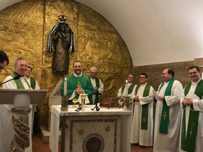 Szentmisével búcsúzott a római magyar közösségtől Kovács Gergely kinevezett gyulafehérvári érsek Szentmisével búcsúzott a római magyar közösségtől Kovács Gergely kinevezett gyulafehérvári érsek